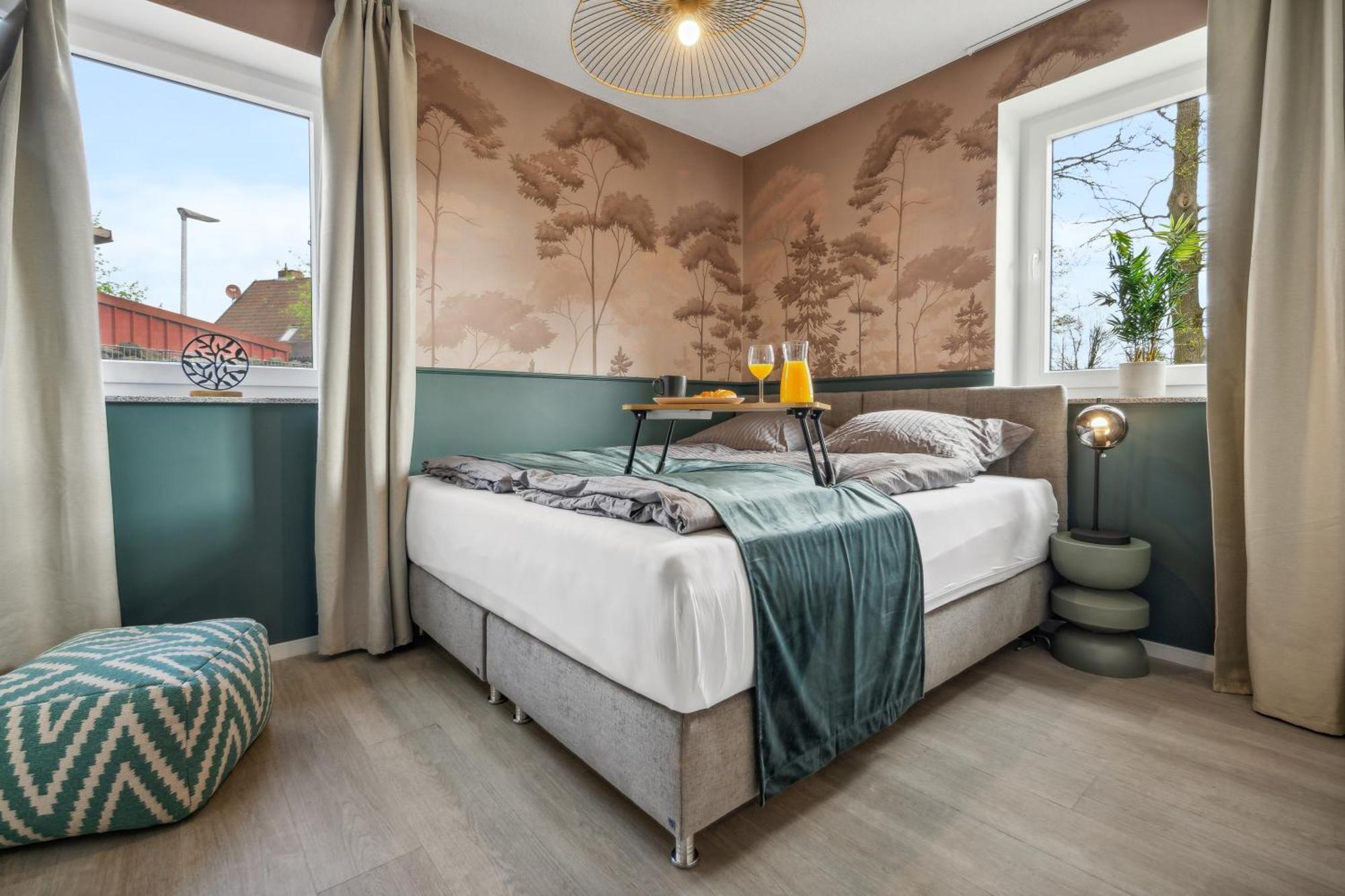 Neu! Design-Fewo Heidetraum Dorfmark Buitenkant foto